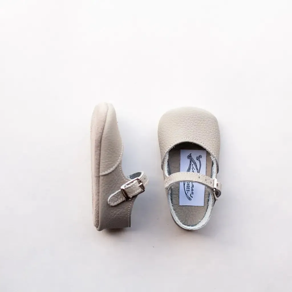 Soft Soled Mary Jane - Dove Grey