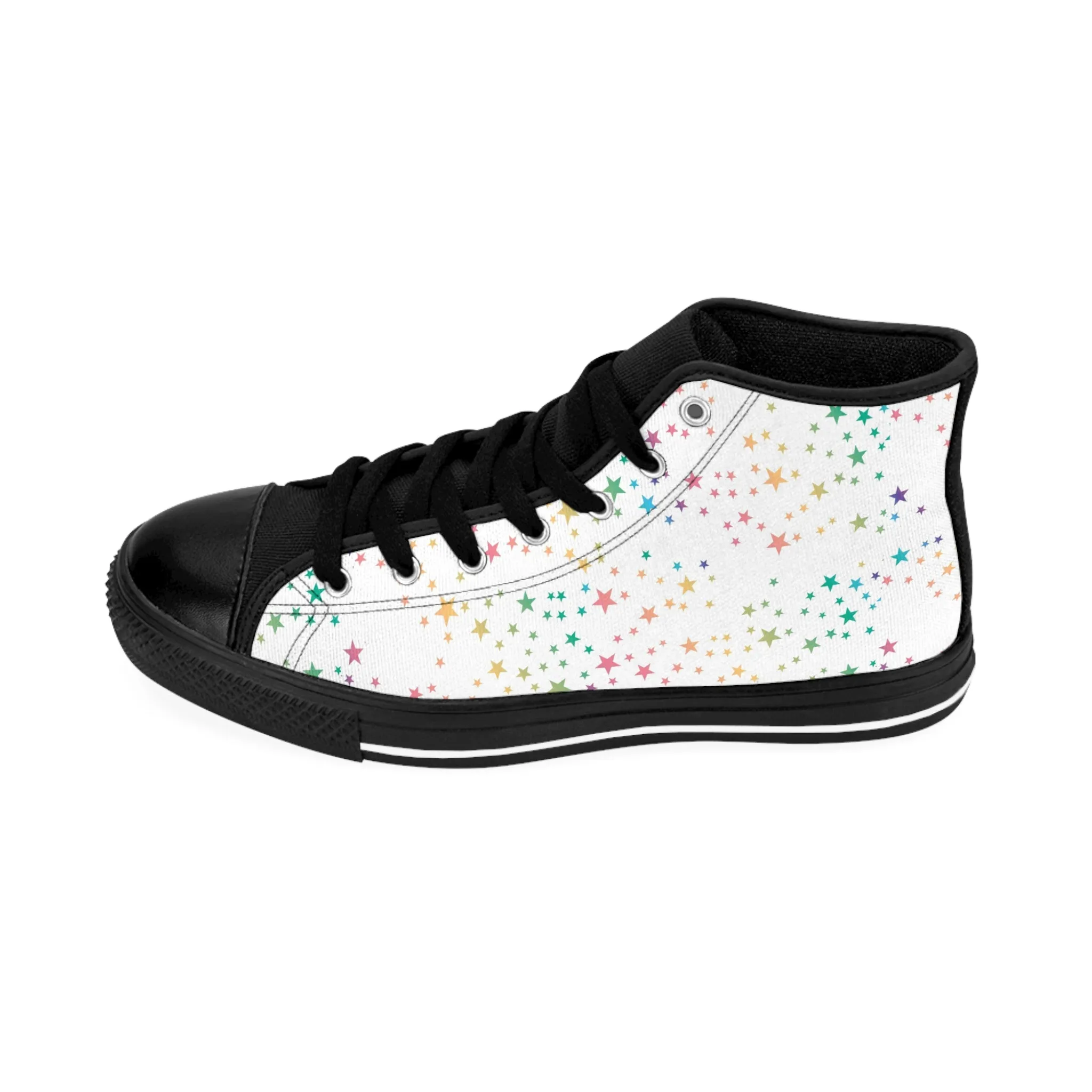 Star Pattern Men's Classic Sneakers