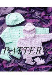 Sweater with Hood or Hat & Booties *Pattern*