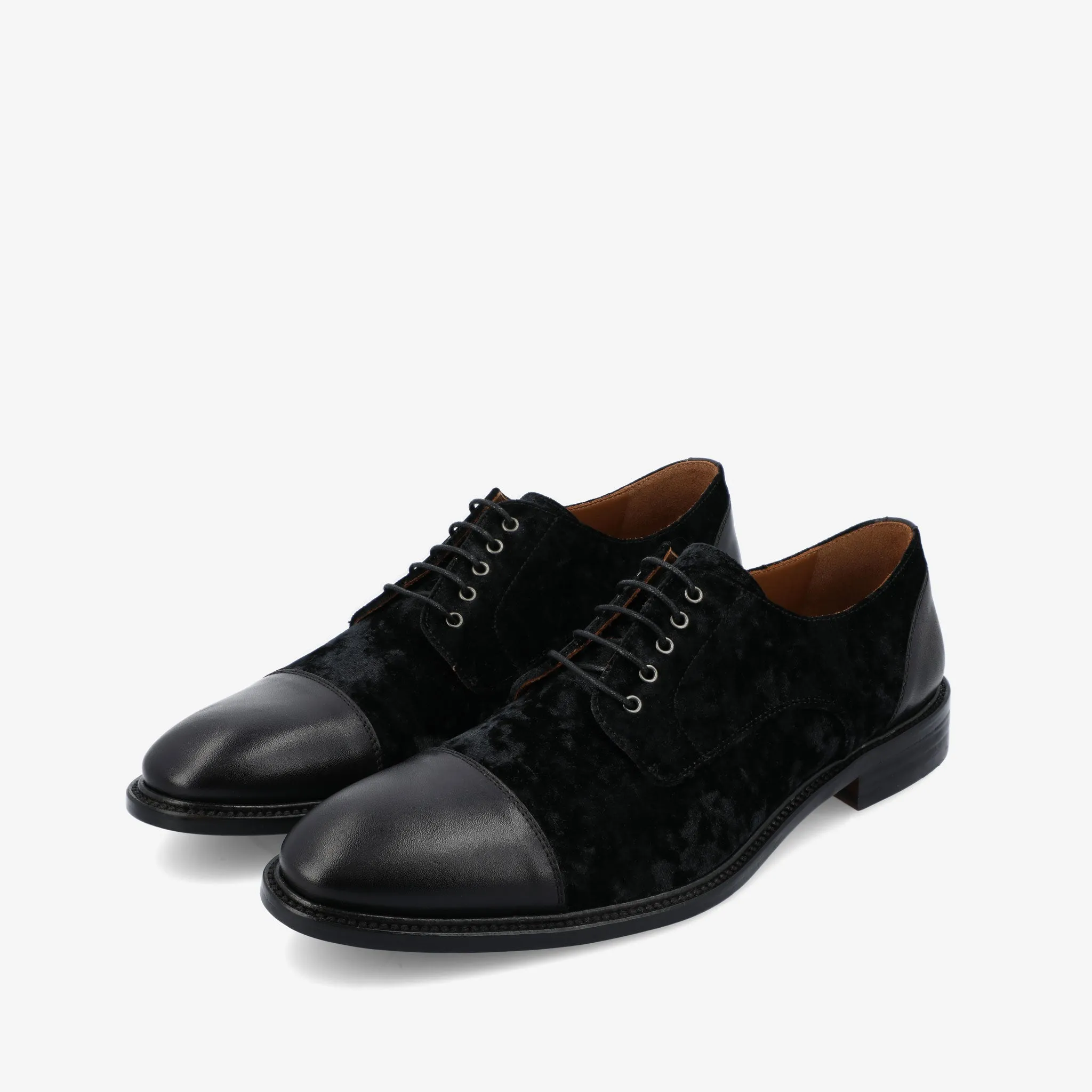 The Jack Shoe in Black Velour (Last Chance, Final Sale)