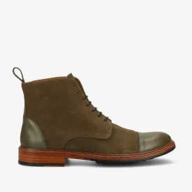 The Troy Boot in Olive (Last Chance, Final Sale)