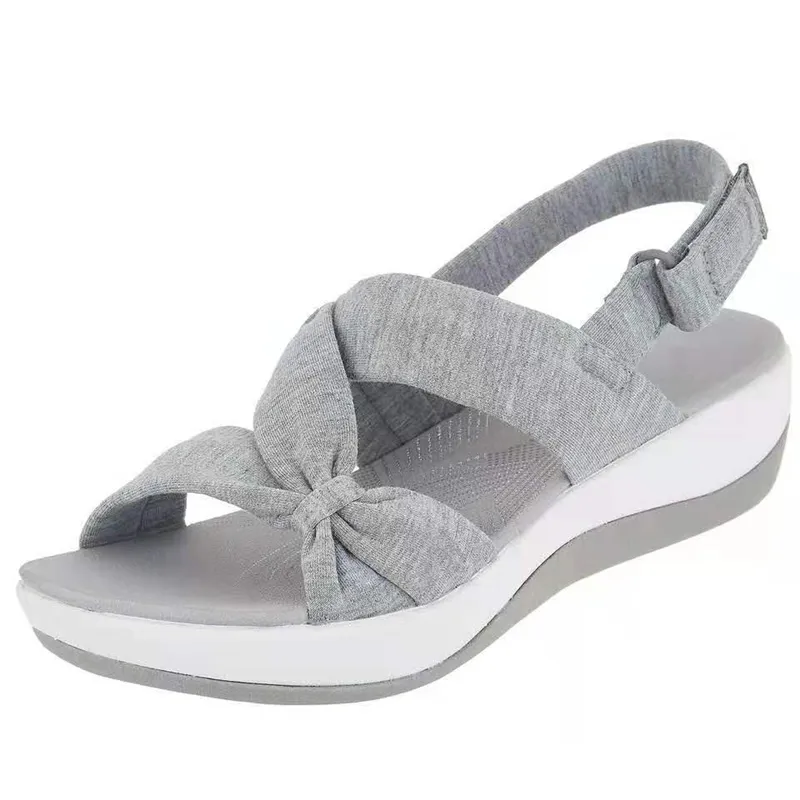 Women Bowcot Open Toe Platform Outdoor Casual Sandals