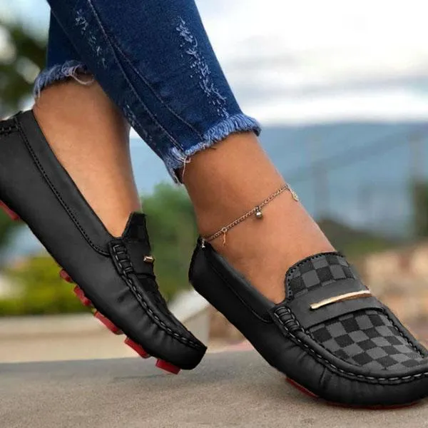 Women Casual Comfy Faux Leather Loafers