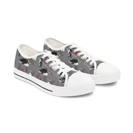 Yellow-eyed Penguin Women's Low Top Sneakers